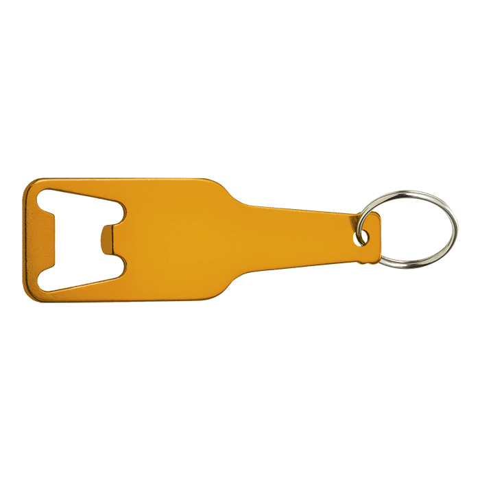 Bottle Shaped Keychain With Opener