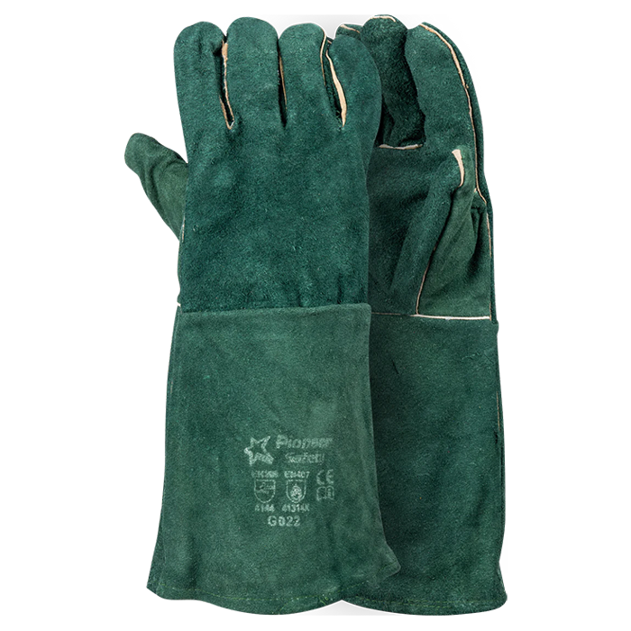 Econo Green Lined Welding - Elbow Glove