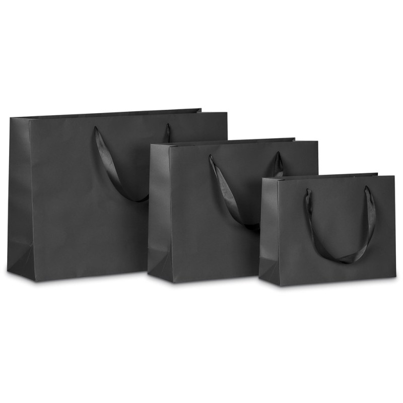 Ritz Maxi Paper Gift Bag - Black