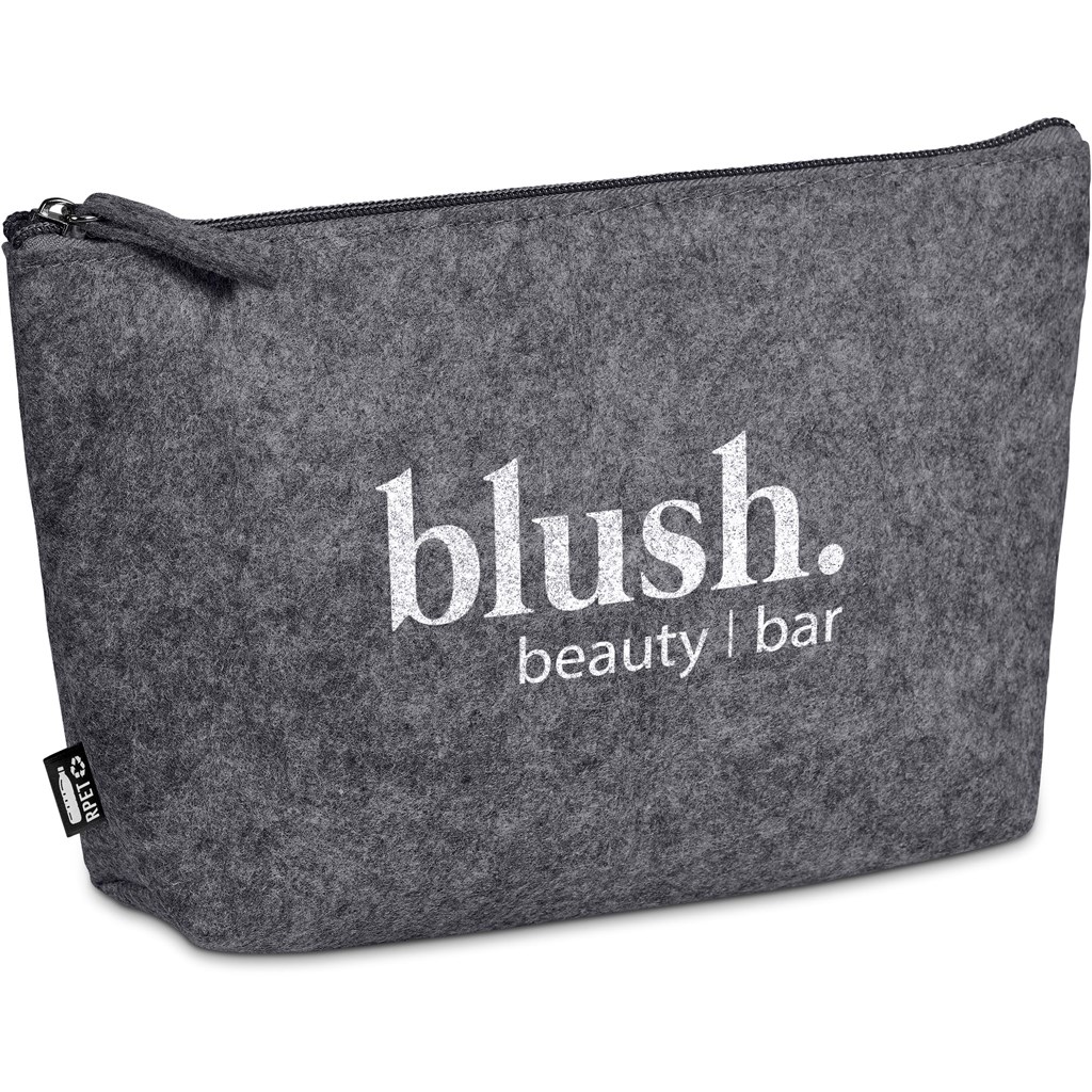 Okiyo Kesho Recycled PET Felt Mini Cosmetic Bag