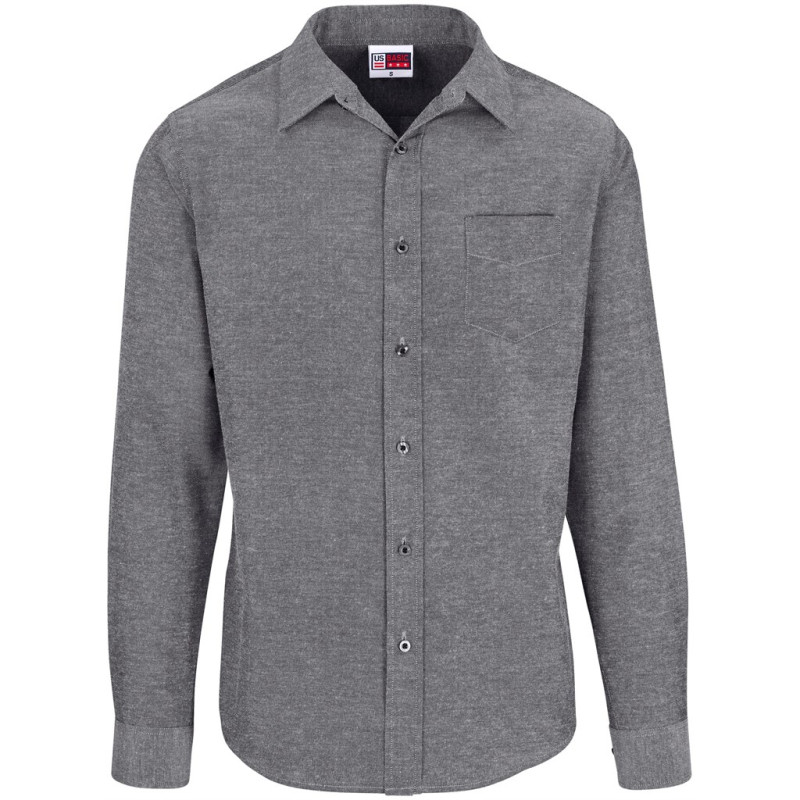 Mens Long Sleeve Oxford Shirt