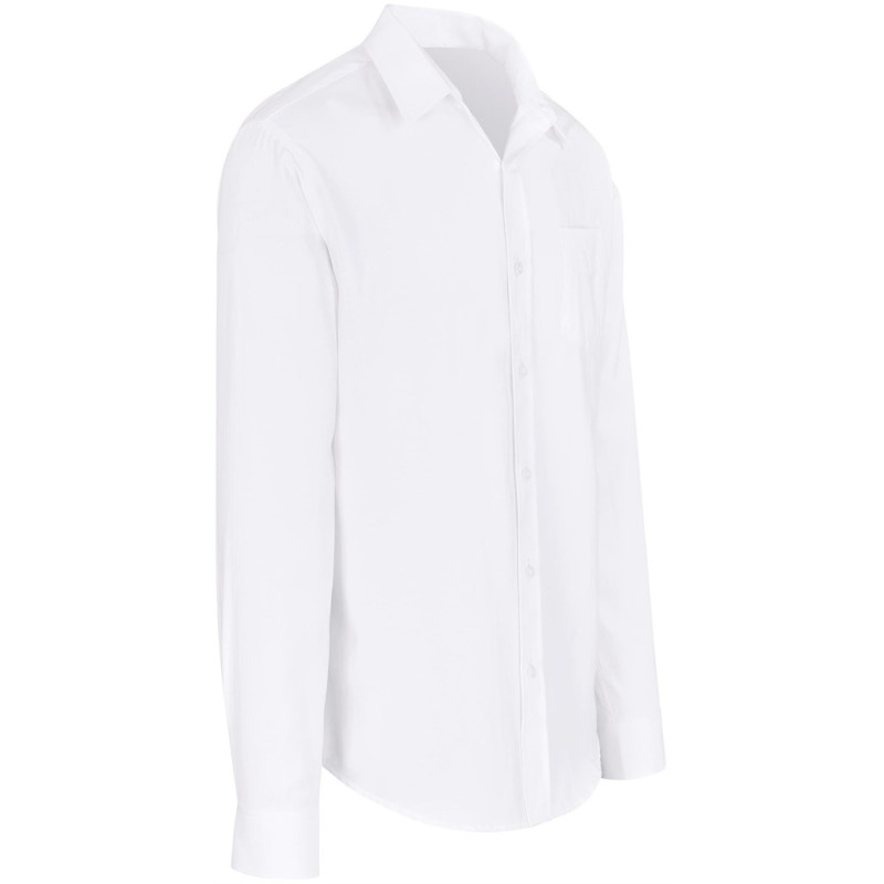 Mens Long Sleeve Oxford Shirt