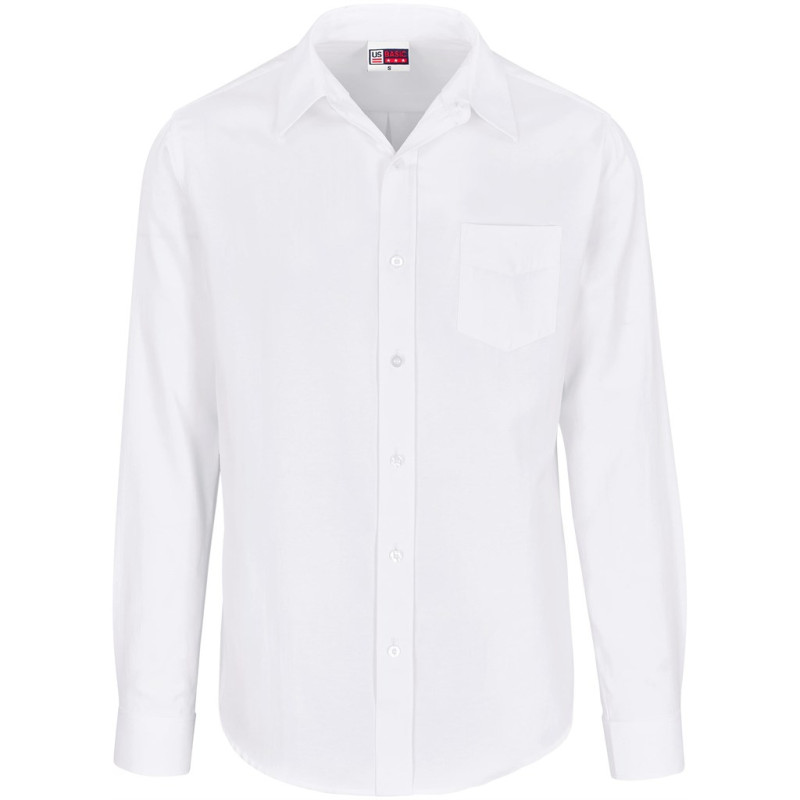 Mens Long Sleeve Oxford Shirt