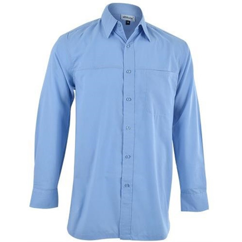 Harry Casual Long Sleeve Shirt - Sky Blue