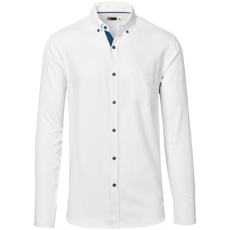 Mens Long Sleeve Casablanca Shirt - Navy