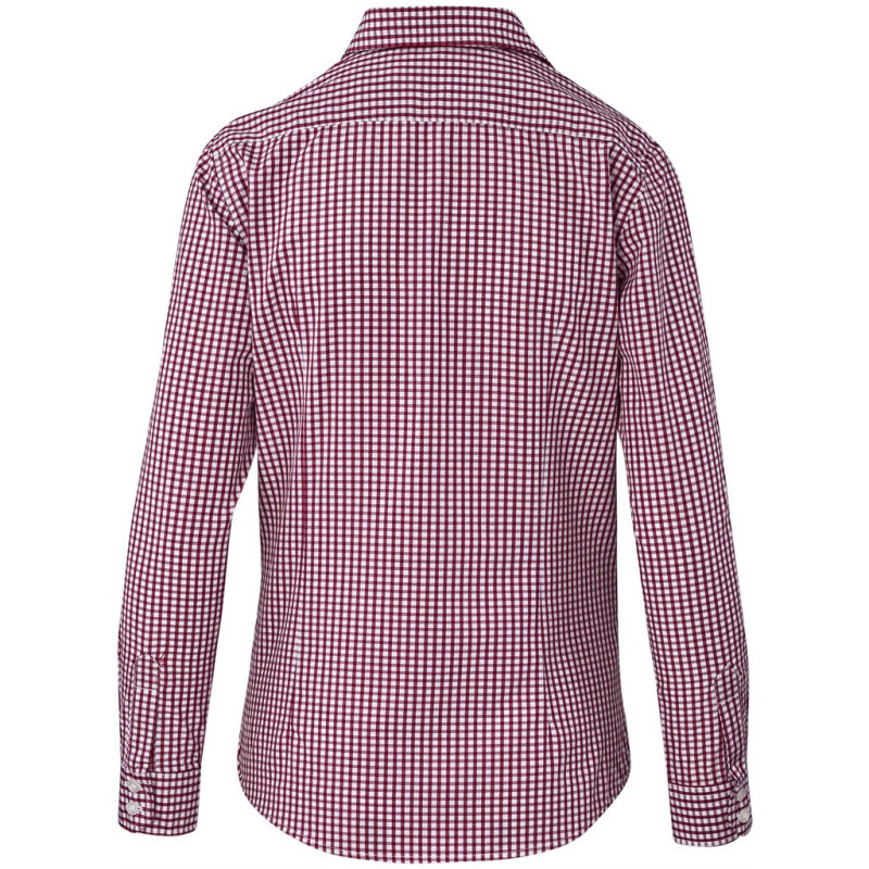 Ladies Long Sleeve Kenton Shirt - Red