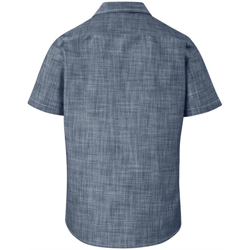 Mens Short Sleeve Windsor Shirt - Navy