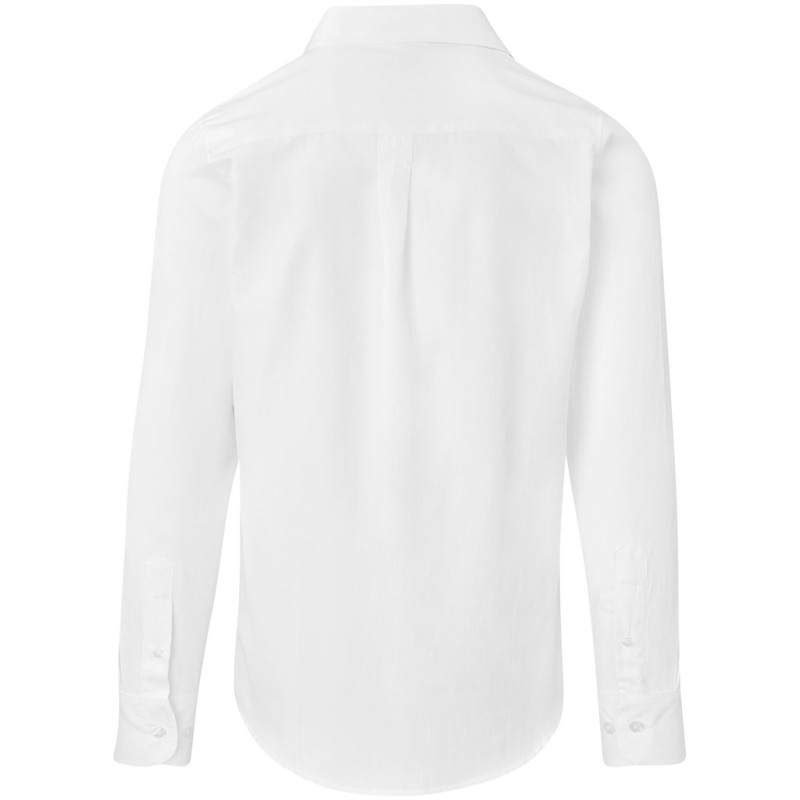 Mens Long Sleeve Wallstreet Shirt - White