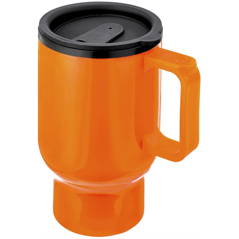 Altitude Whimsy Plastic Double-Wall Mug - 430ml - Orange