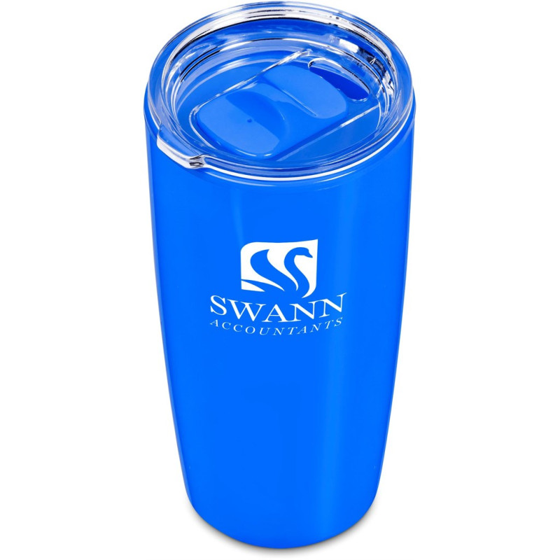 Altitude Daytona Plastic 2-in-1 Double-Wall Tumbler & Straw - 600ml