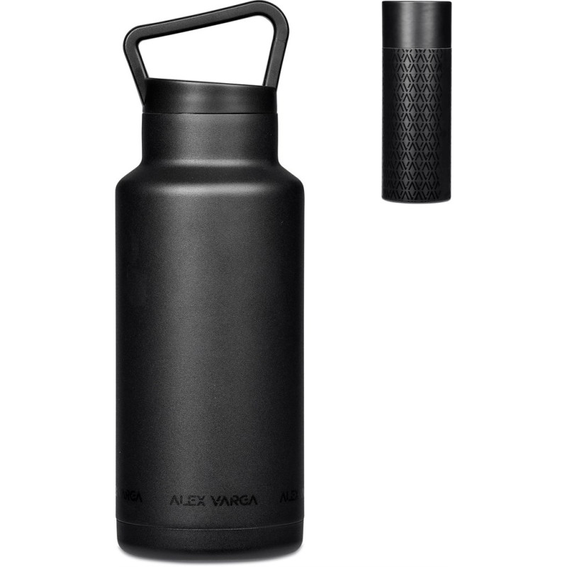 Alex Varga Barbella Stainless Steel Vacuum Water Bottle - 1 Litre