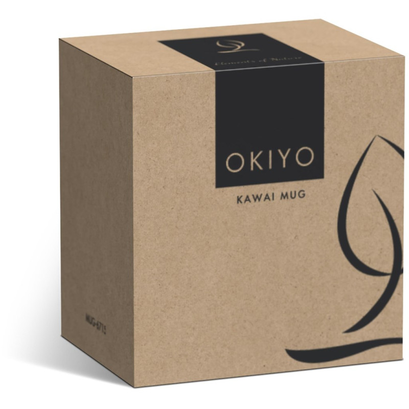 Okiyo Kawai Wheat Straw Mug & Spoon - 350ml