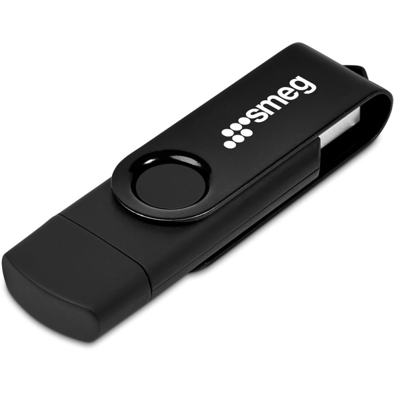 Shuffle Gyro Black Flash Drive – 8GB