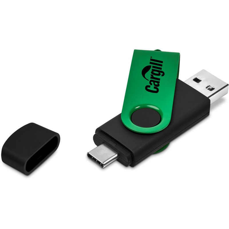 Shuffle Gyro Black Flash Drive – 32GB