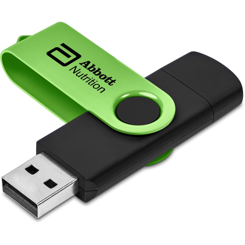 Shuffle Gyro Black Flash Drive – 32GB