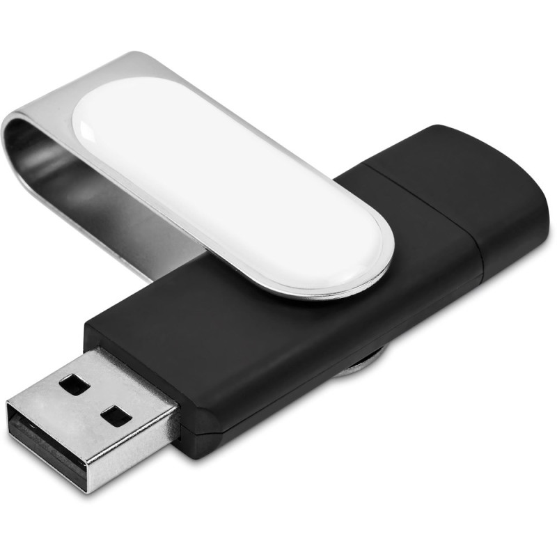 Shuffle Dome Flash Drive – 32GB - Silver