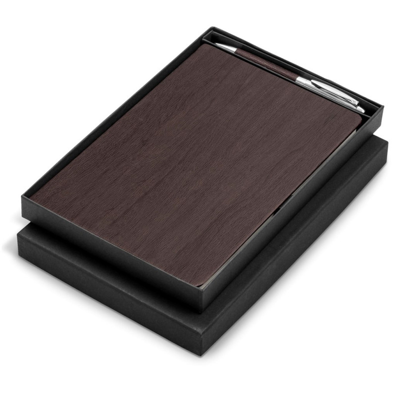 Oakridge Hard Cover Notebook & Pen Set