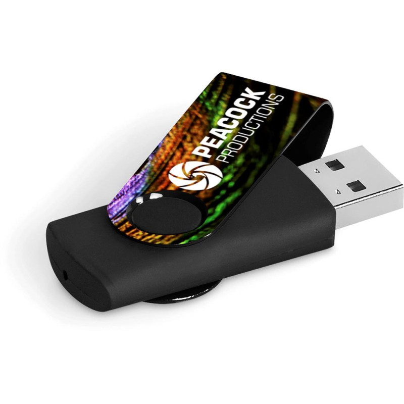 Axis Gyro Black Flash Drive - 32GB