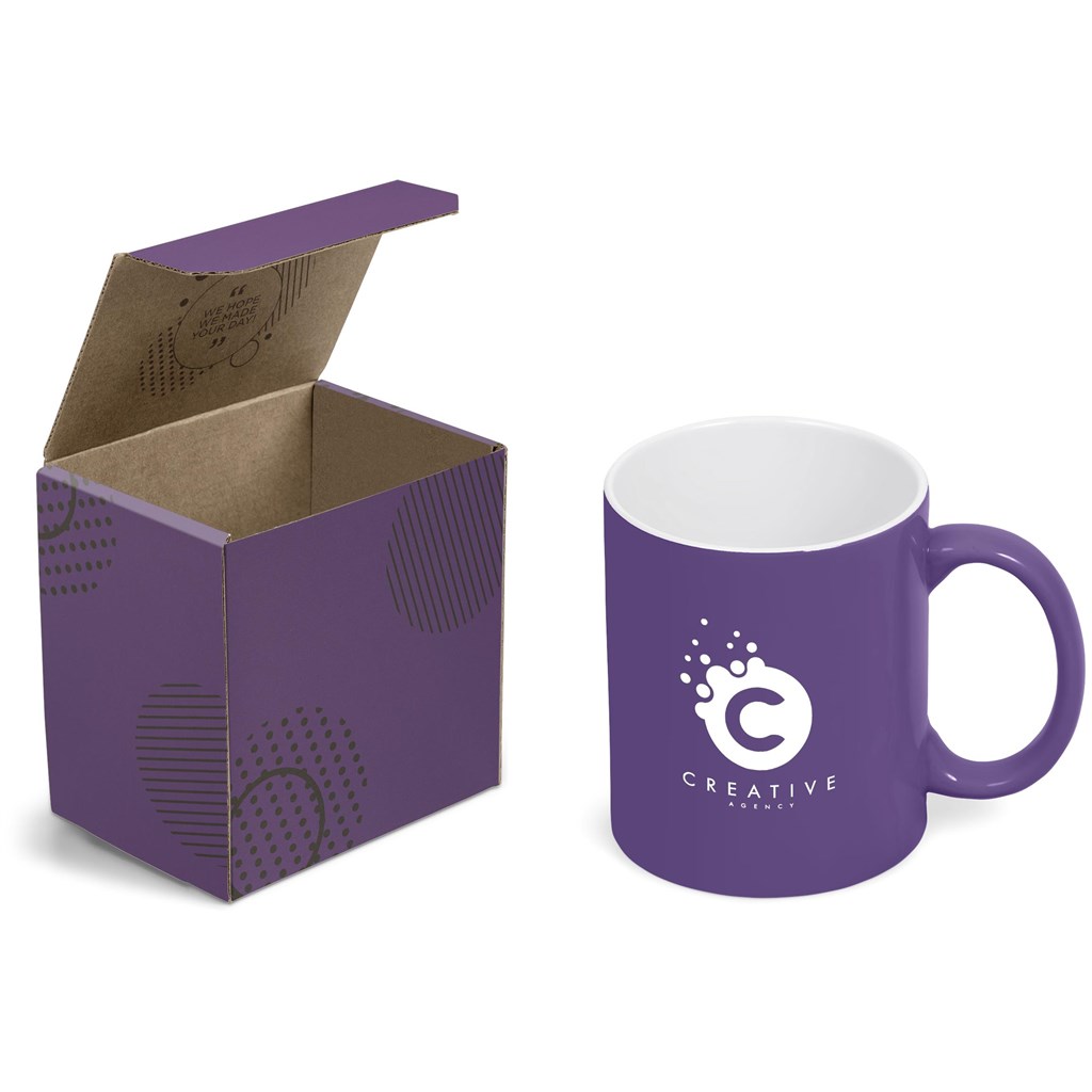 Omega Mug in Bianca Custom Gift Box