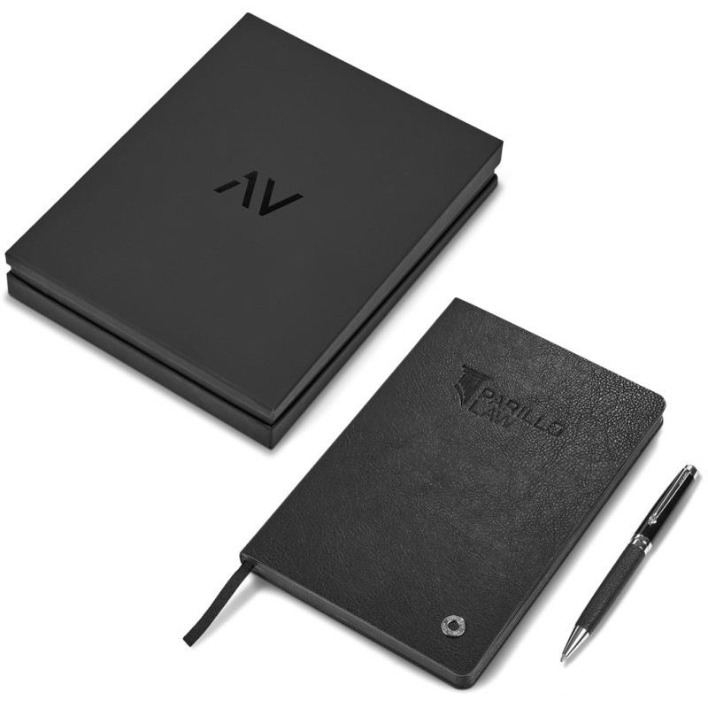 Alex Varga Corinthia Hard Cover Notebook & Pen Set