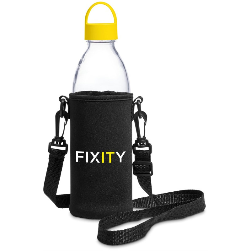 Kooshty Hands-Free Glass Water Bottle – 850ml