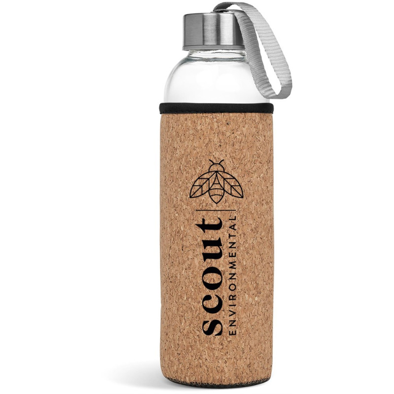 Kooshty Kork Glass Water Bottle - 500ml