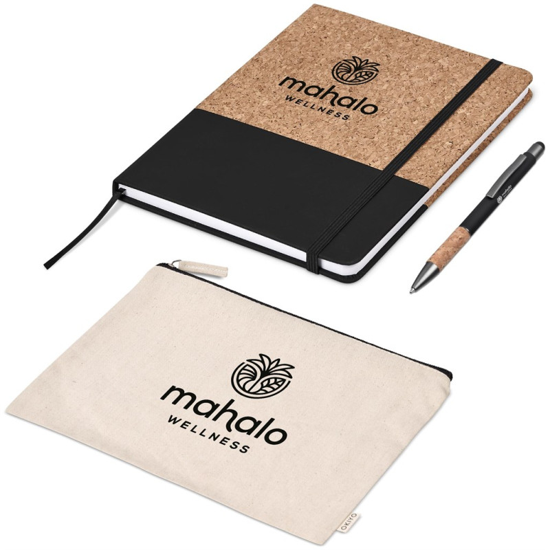 Okiyo Denki Cork Notebook & Pen Set