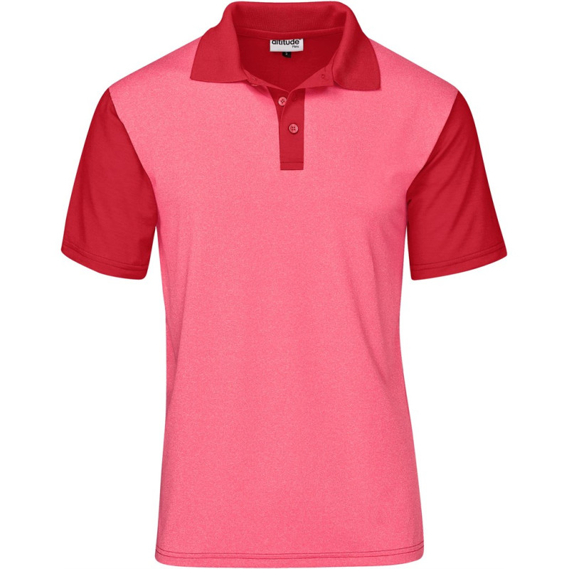 Mens Crossfire Golf Shirt - Red