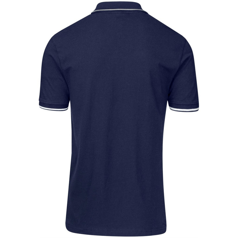 Mens Ash Golf Shirt - Navy