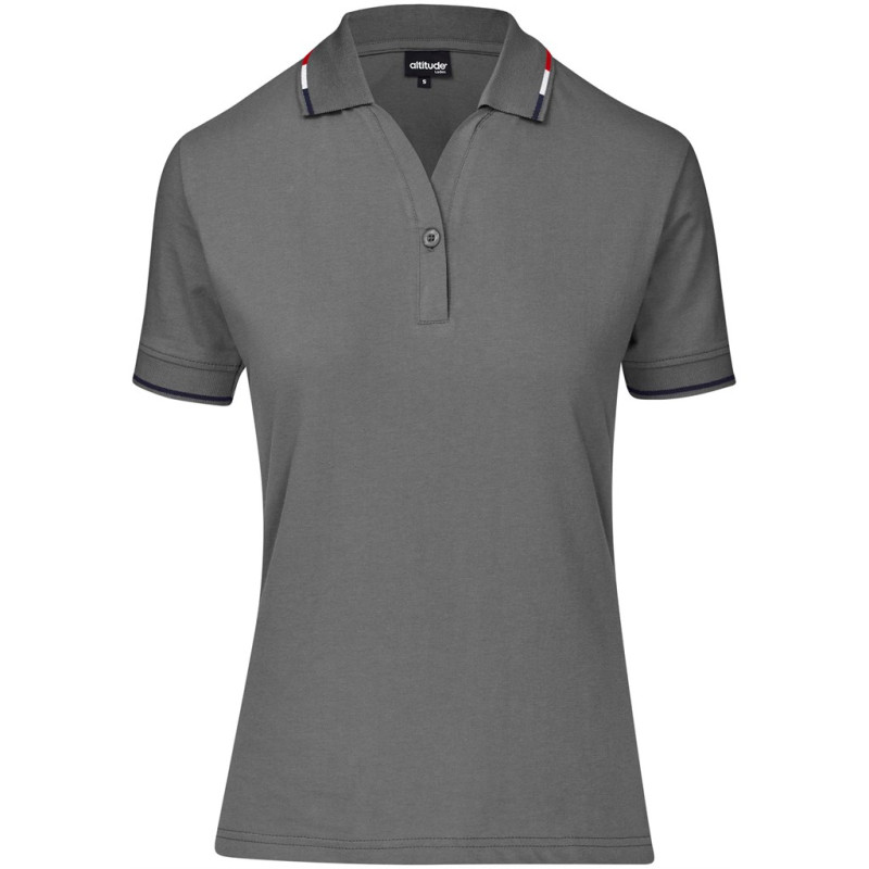 Ladies Ash Golf Shirt - Grey