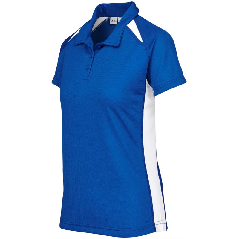 Ladies Splice Golf Shirt - Royal Blue