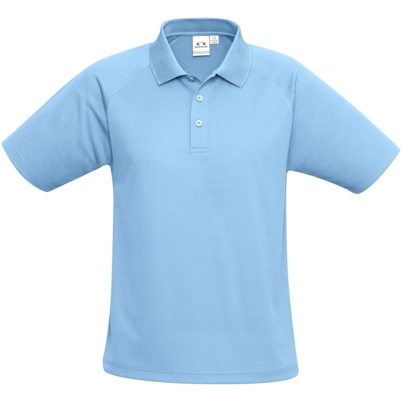 Kids Sprint Golf Shirt - Light Blue