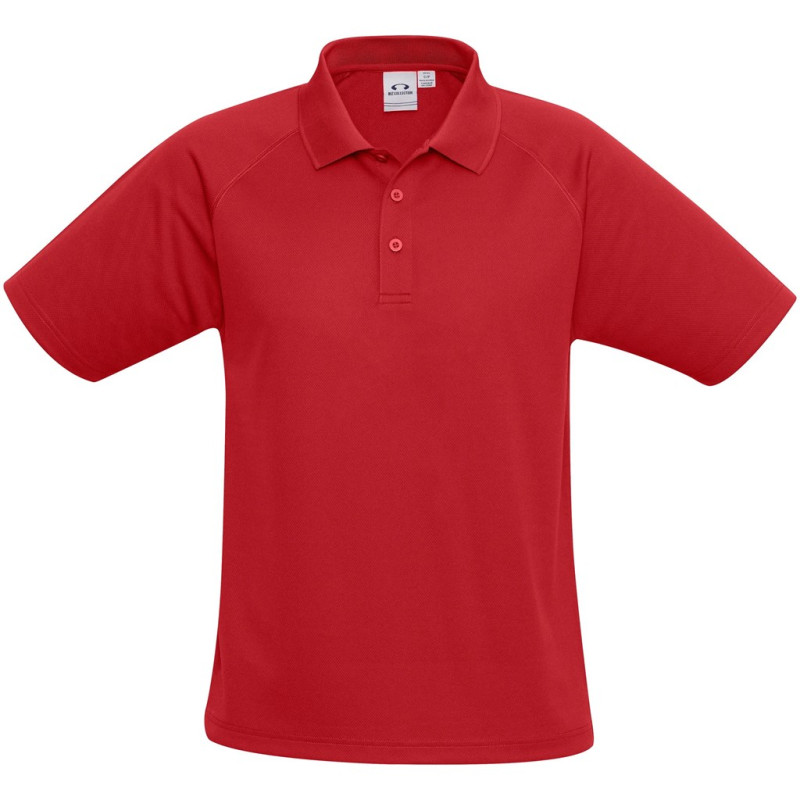 Kids Sprint Golf Shirt - Red