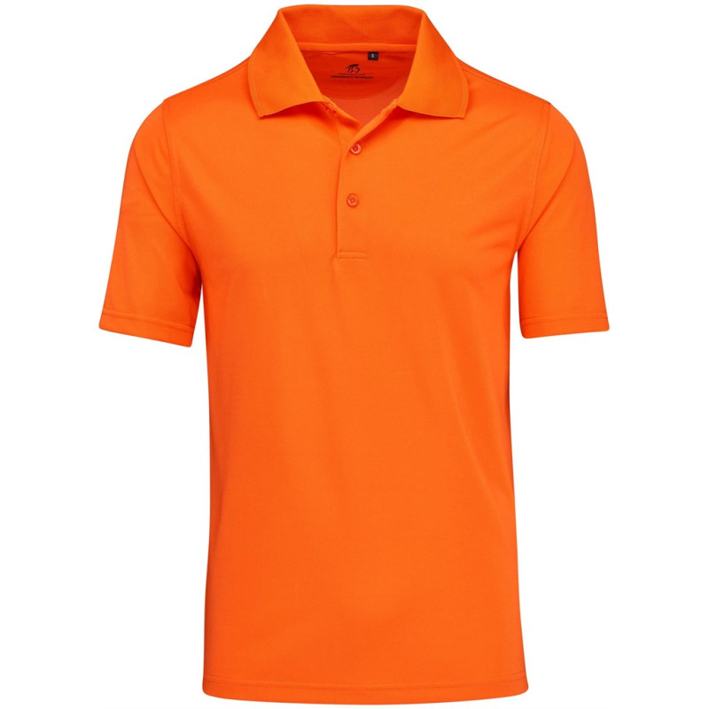 Mens Wynn Golf Shirt - Orange