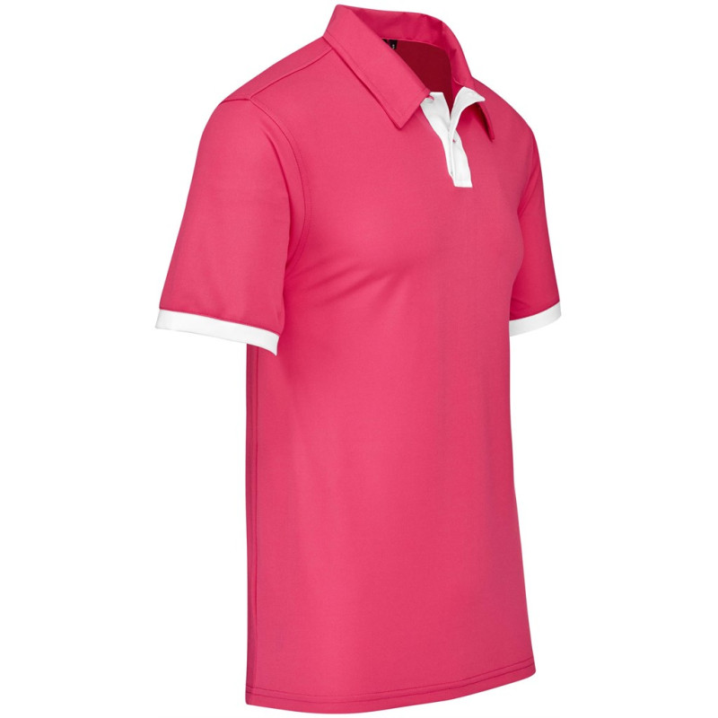 Mens Contest Golf Shirt - Pink