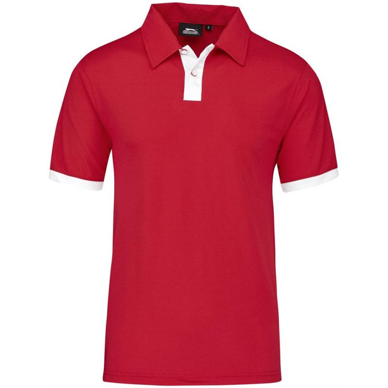 Mens Contest Golf Shirt - Red