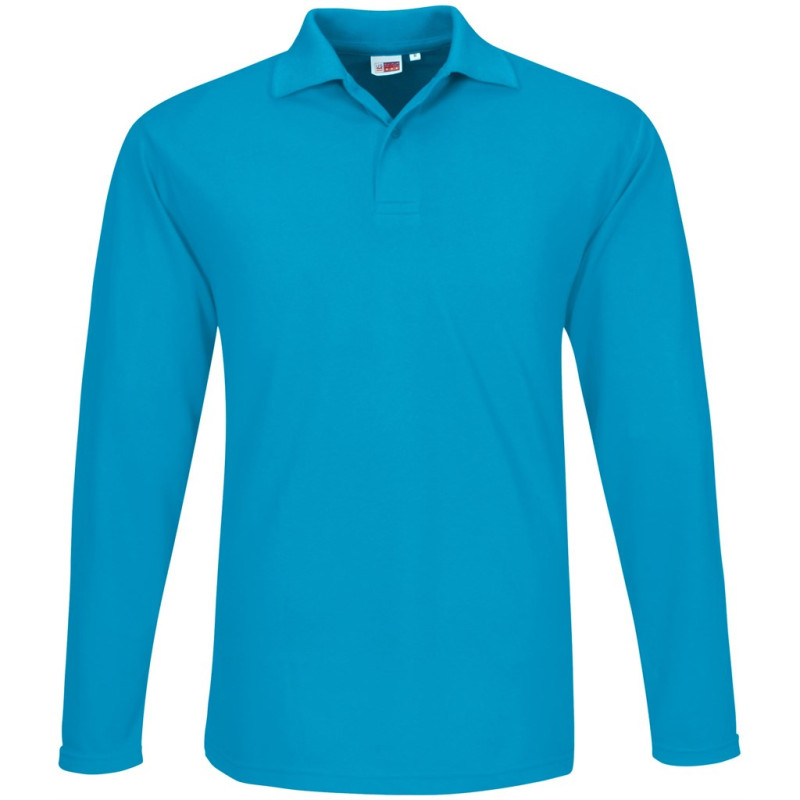 Mens Long Sleeve Elemental Golf Shirt