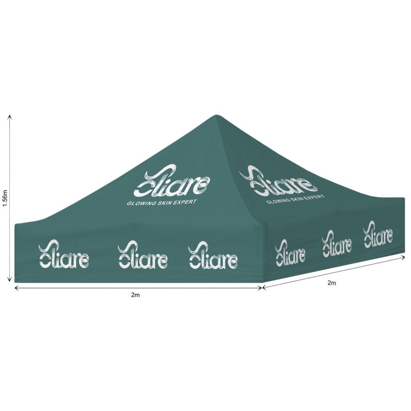 Ovation Sublimated Gazebo 2m X 2m - Roof (Excludes Hardware)