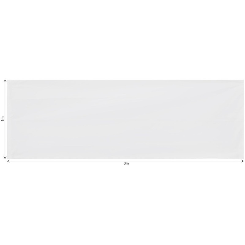 Ovation Sublimated Gazebo 4.5m X 3m - Short Side Half-Wall (Excludes Hardware)