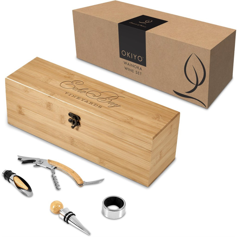 Okiyo Wainoka Bamboo Wine Set