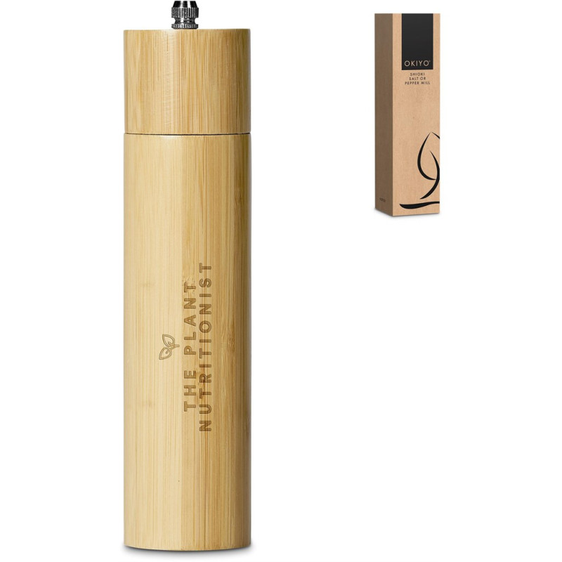 Okiyo Shioki Bamboo Salt or Pepper Mill