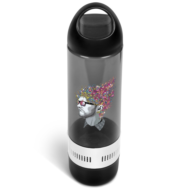 Bandit Plastic Water Bottle & Bluetooth Speaker - 500ml