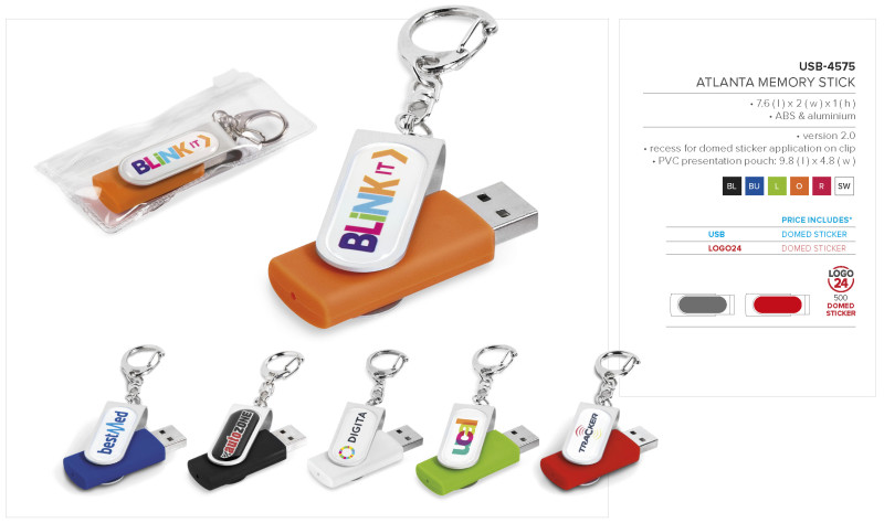 Atlanta Flash Drive Keyholder - 8GB