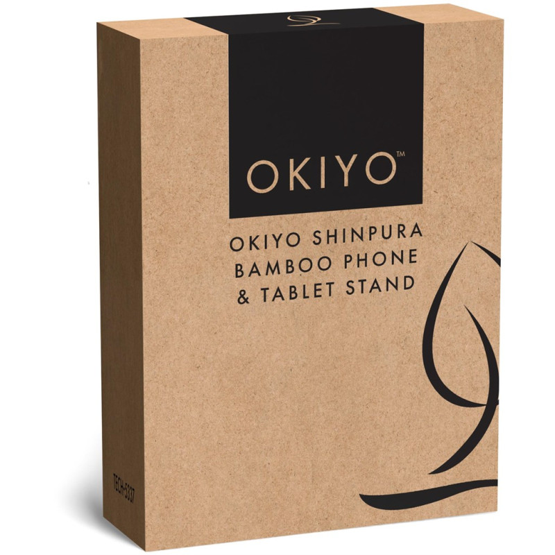 Okiyo Shinpura Bamboo Phone & Tablet Stand