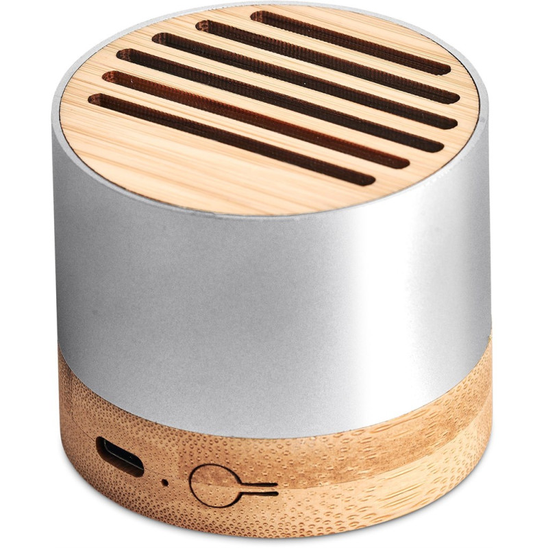 Okiyo Utau Bamboo & Recycled Aluminium Bluetooth Speaker