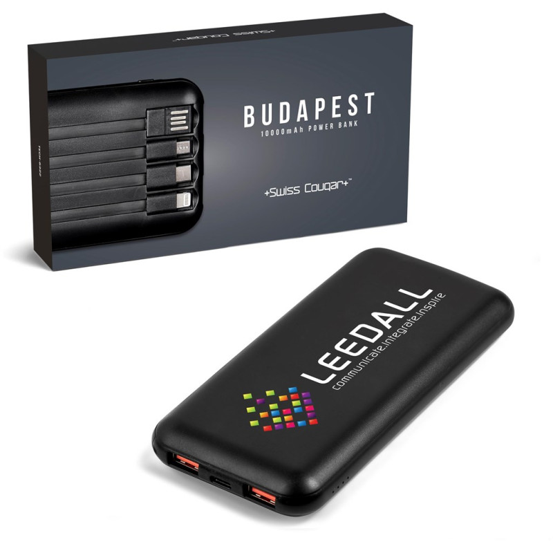 Swiss Cougar Budapest Power Bank - 10,000mAh