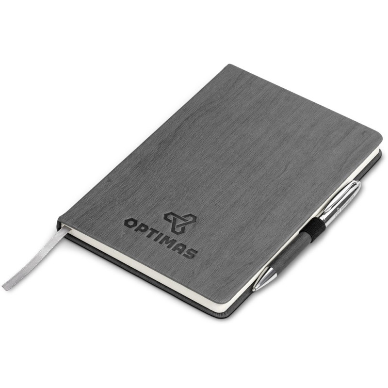 Oakridge A5 Hard Cover Notebook - Grey