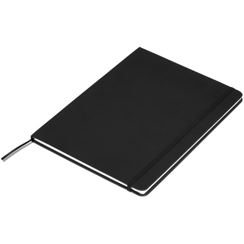Omega A4 Hard Cover Notebook - Black