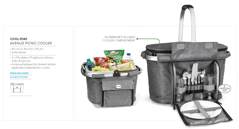 Avenue 2 Person Picnic Cooler