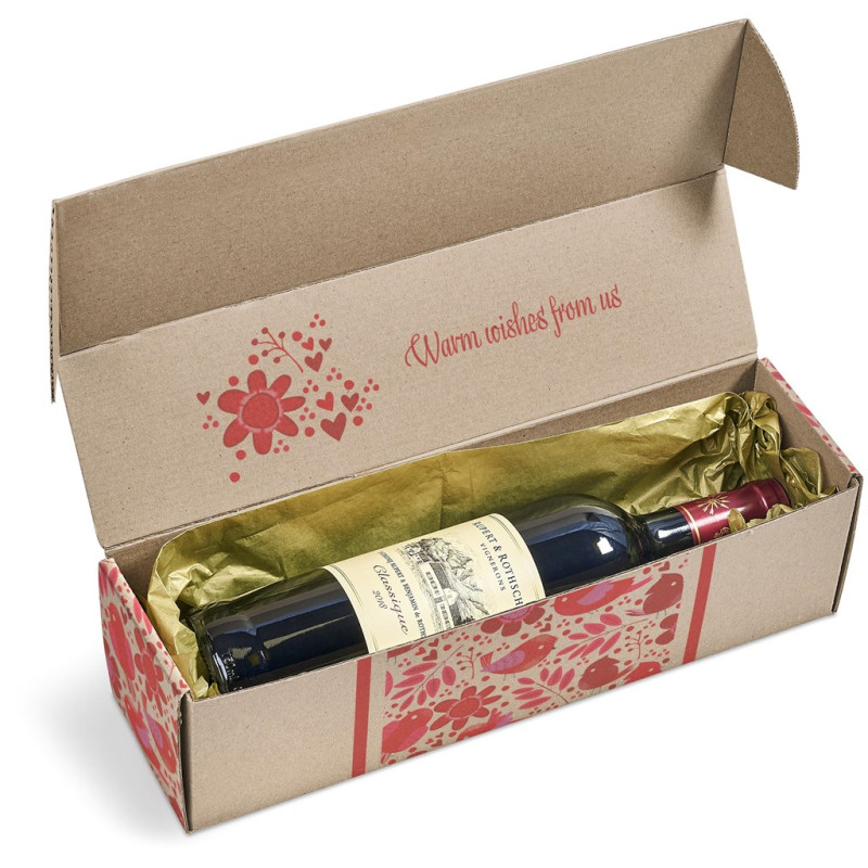 Bianca Digital Print Wine Gift Box